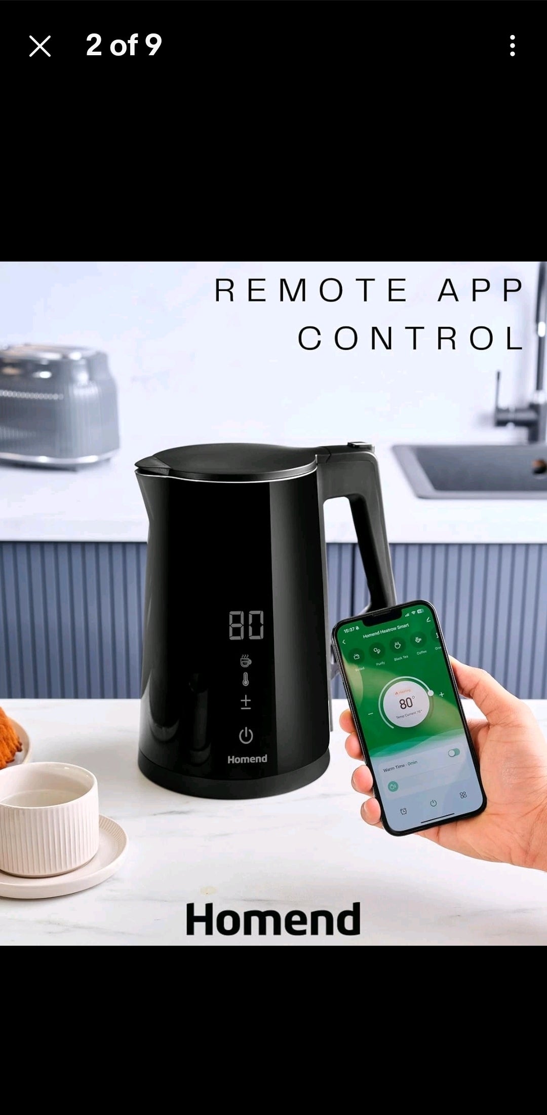 Homend smart touchscreen kettle