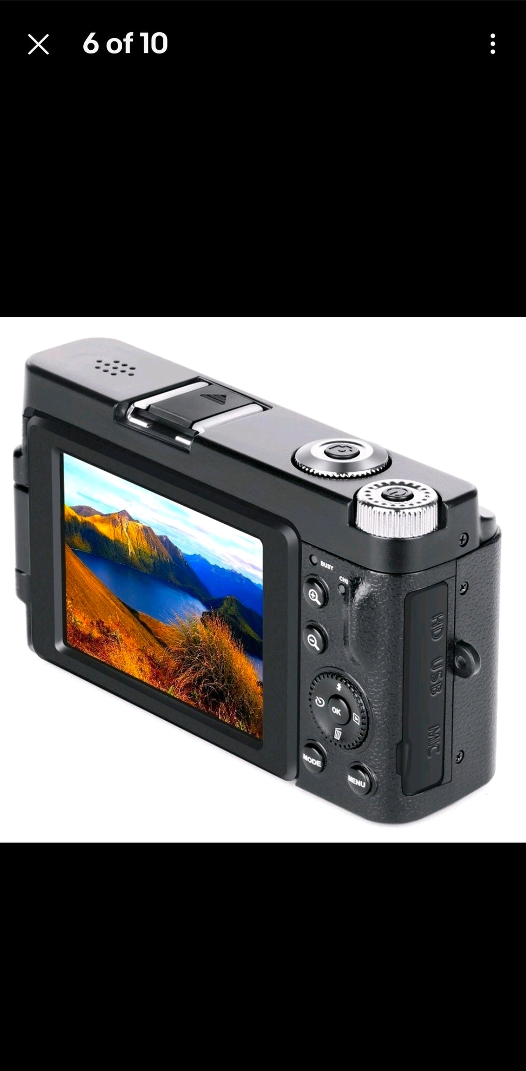 Digital Camera HD 1080P 64MP 2.4'' LCD Display Screen 8X Zoom Anti-Shake Camera