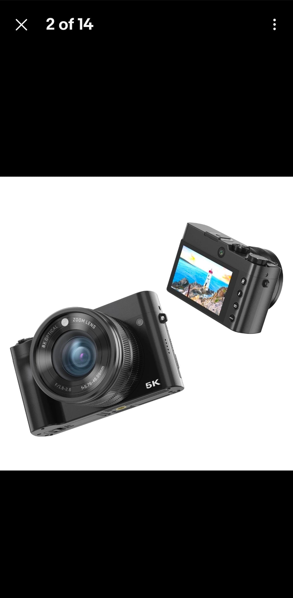 5K Digital Camera DC209X
