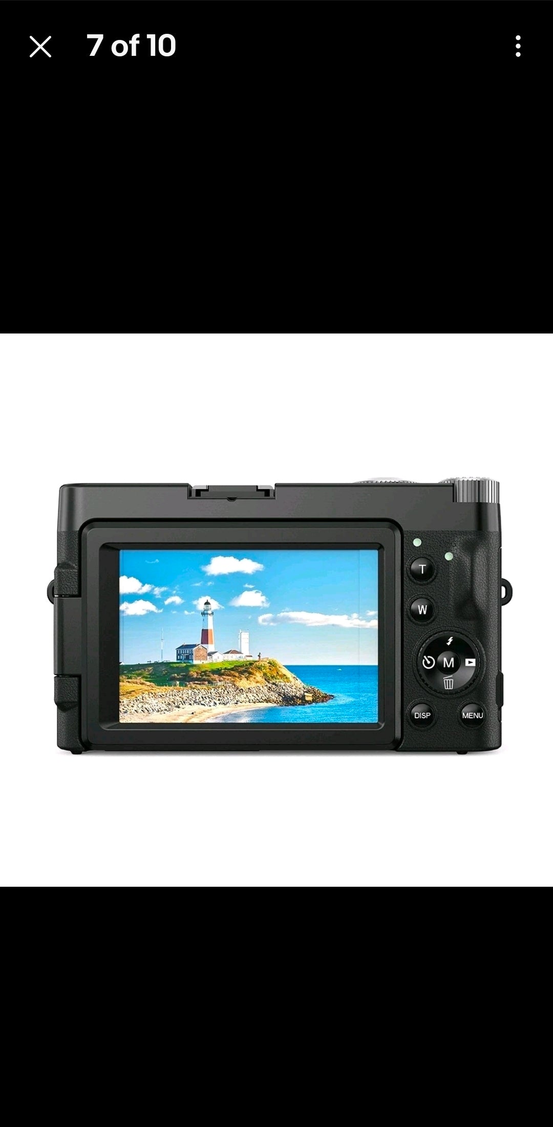 Digital Camera HD 1080P 64MP 2.4'' LCD Display Screen 8X Zoom Anti-Shake Camera