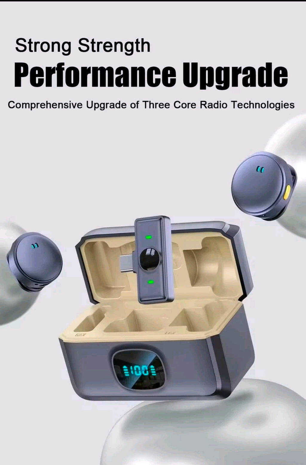 SX21 Magnetic Digital Portable Wireless Microphone