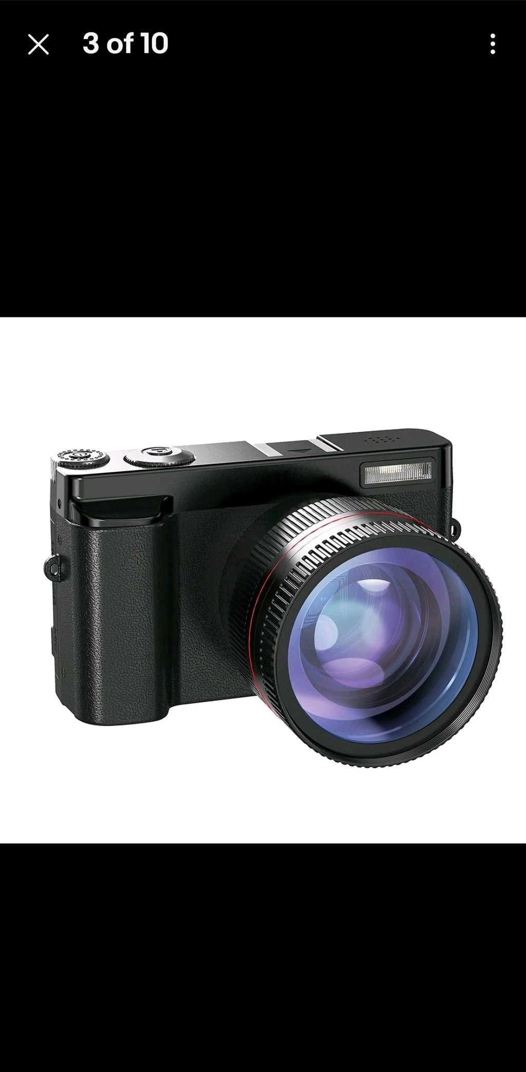 Digital Camera HD 1080P 64MP 2.4'' LCD Display Screen 8X Zoom Anti-Shake Camera