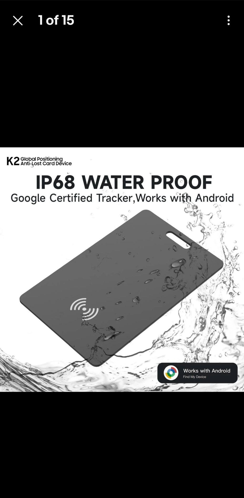 IP68 Waterproof Google Certified Tracker Works With Android