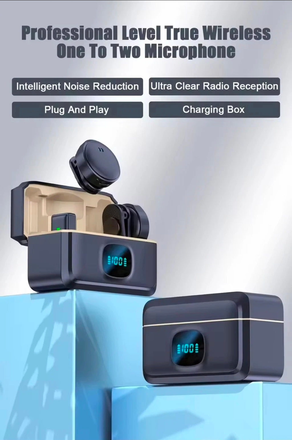 SX21 Magnetic Digital Portable Wireless Microphone