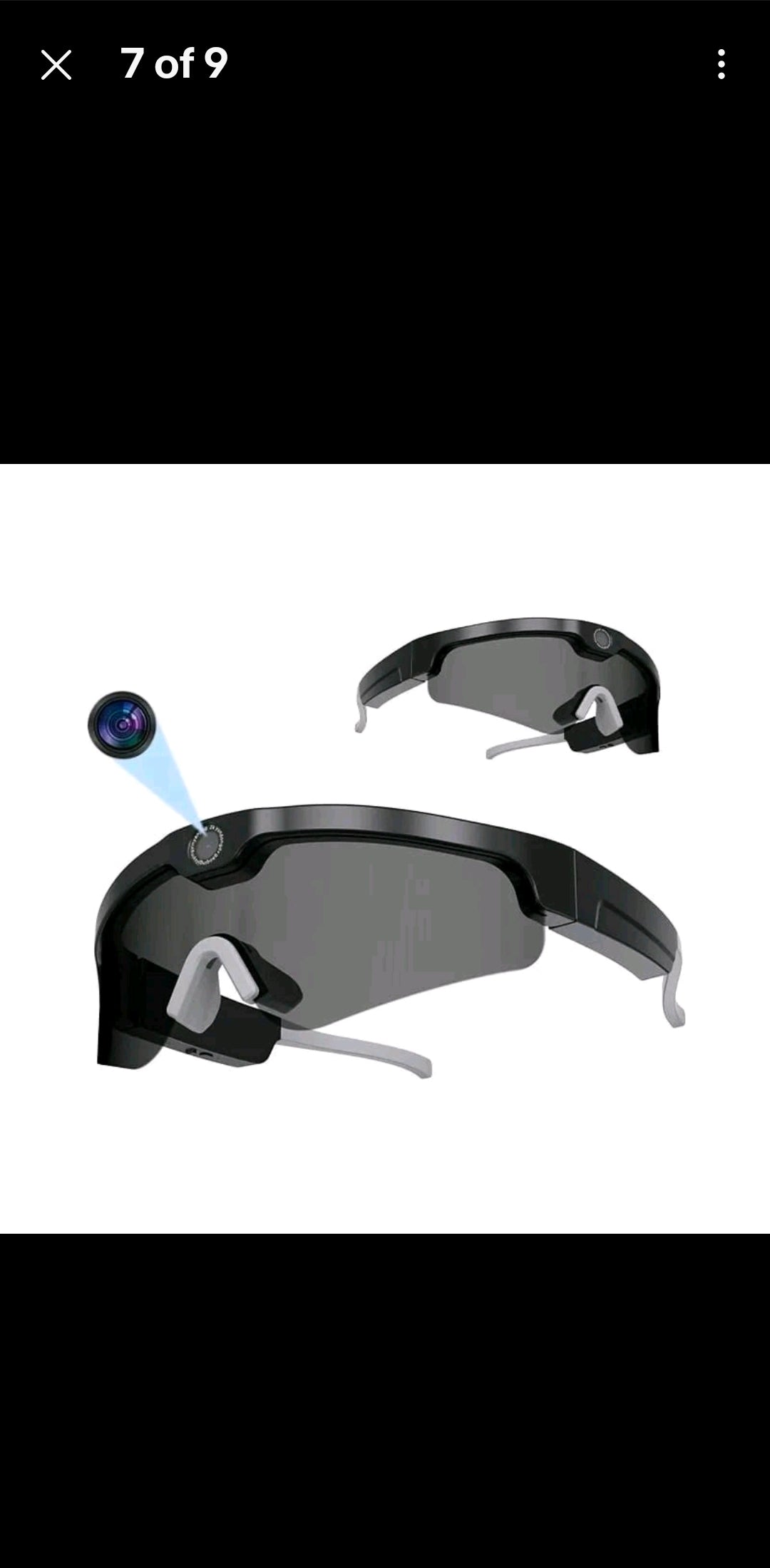 Ultra HD 4K Sunglasses  Sports Glasses  Wireless Bluetooth Glasses